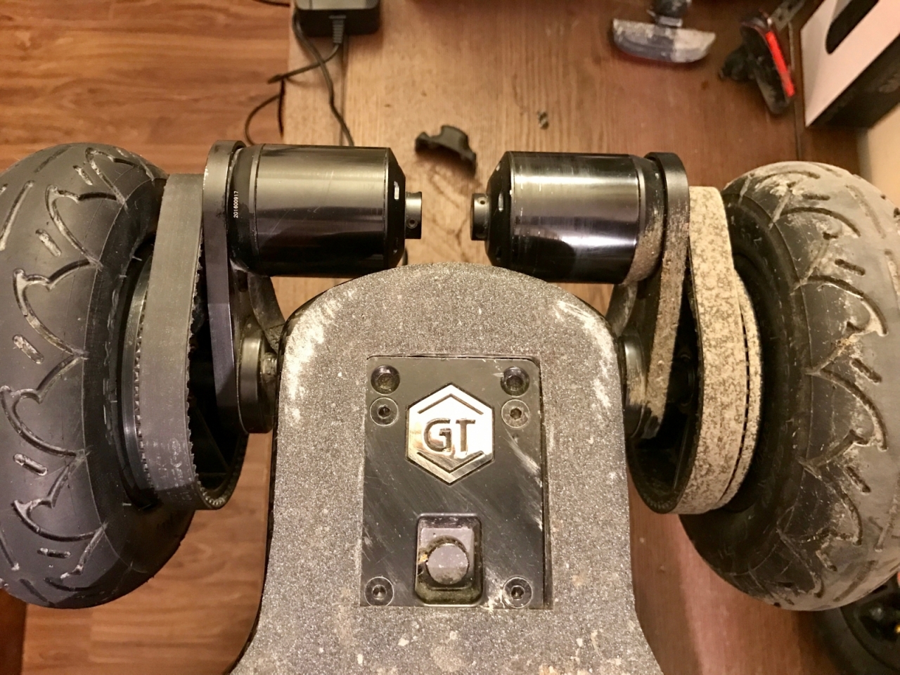 Quick clean after riding through some ****... absolute nemesis of electric skateboarding