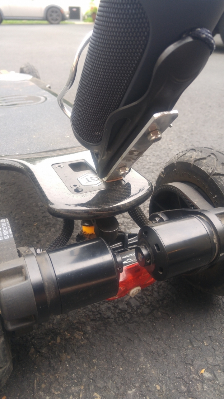 Lock nuts to keep it all together.