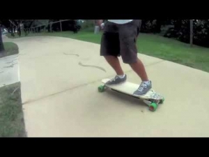 evolve electric snubnose pimped with Abec 11 Fly wheels 76mm 75a and battery test