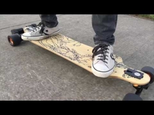 This is fun! First ride on my Evolve Bamboo GT