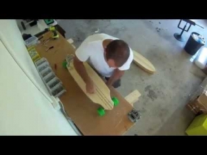 Time lapse electric skateboard assembly   Evolve Snubnose
