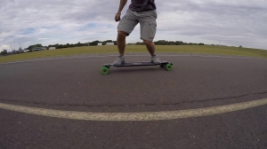 Evolve GT speed testing Abec 11 97mm, accleration, cruising and braking to a stop